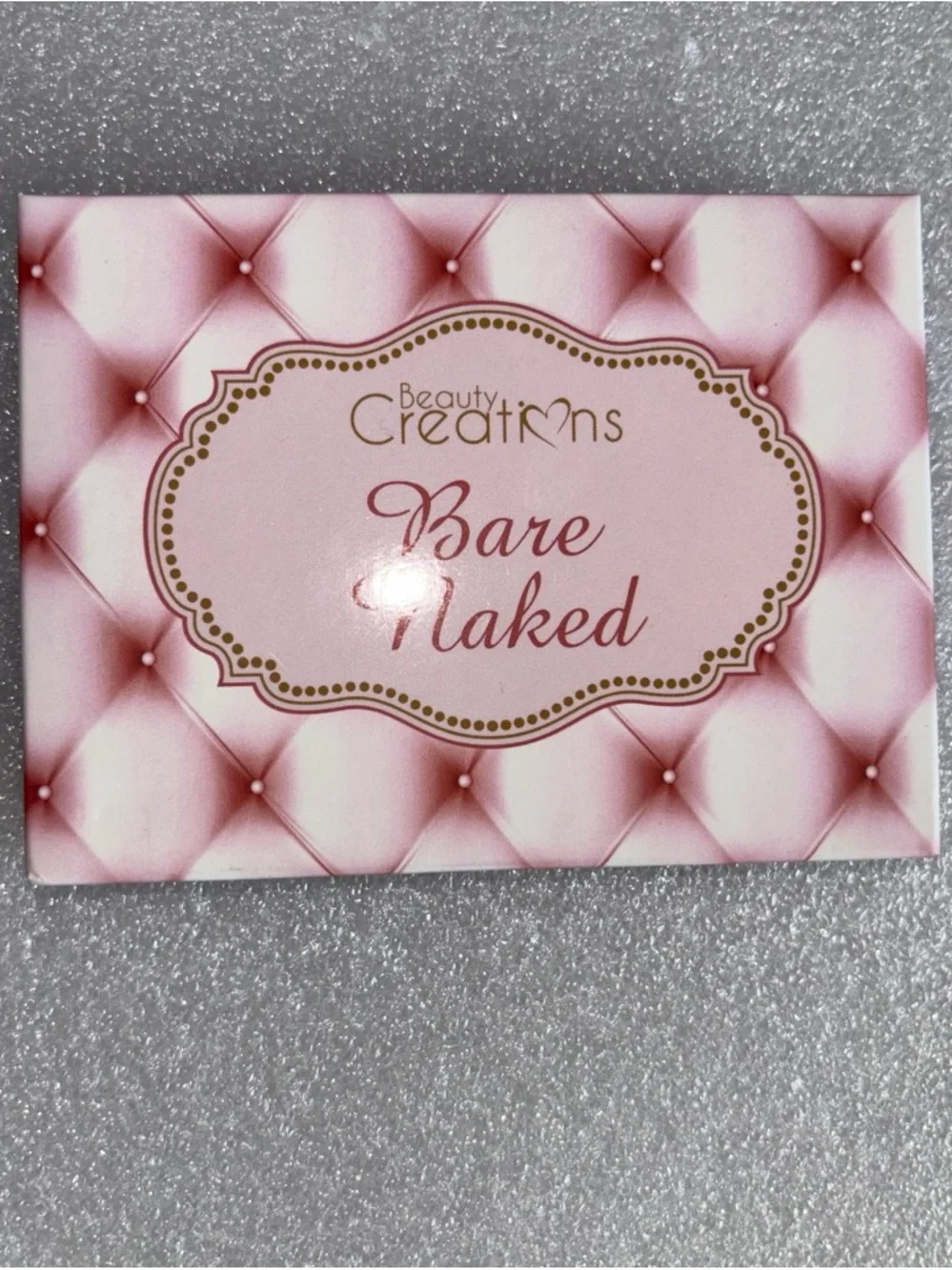 Beauty Creations Bare Naked Eyeshadow Palette - Pink with Gold Accents